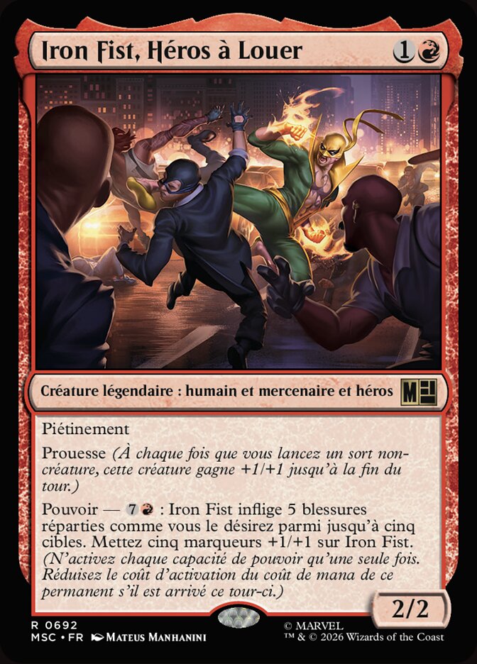 Iron Fist, Héros à Louer