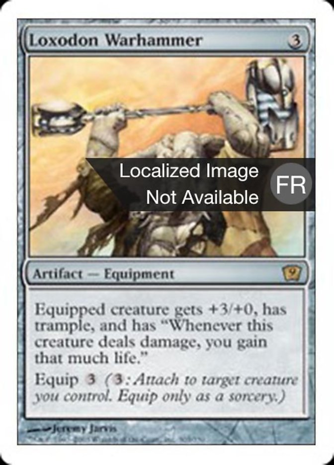 Marteau de guerre loxodon