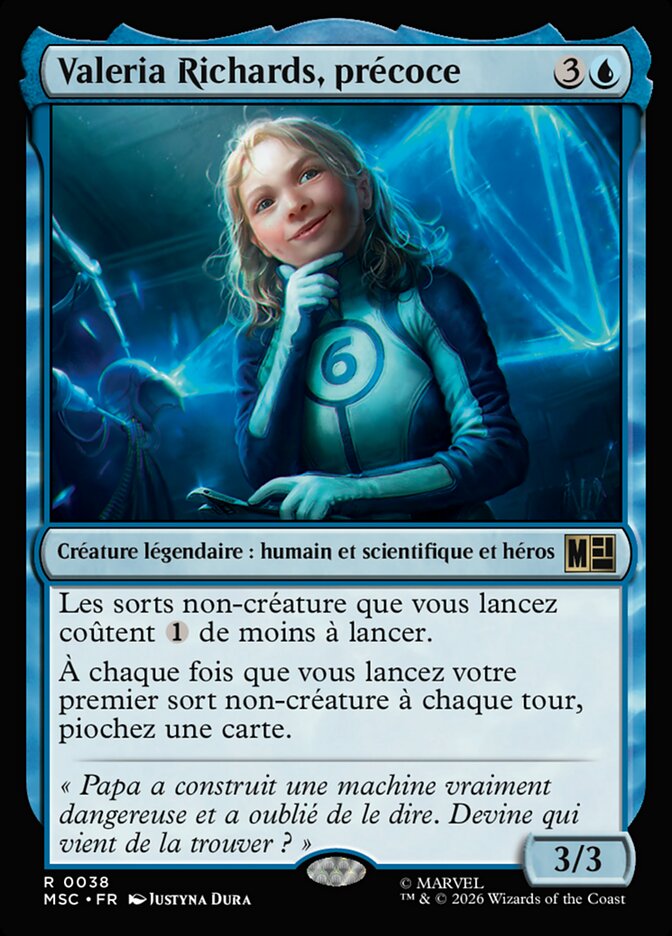 Valeria Richards, précoce