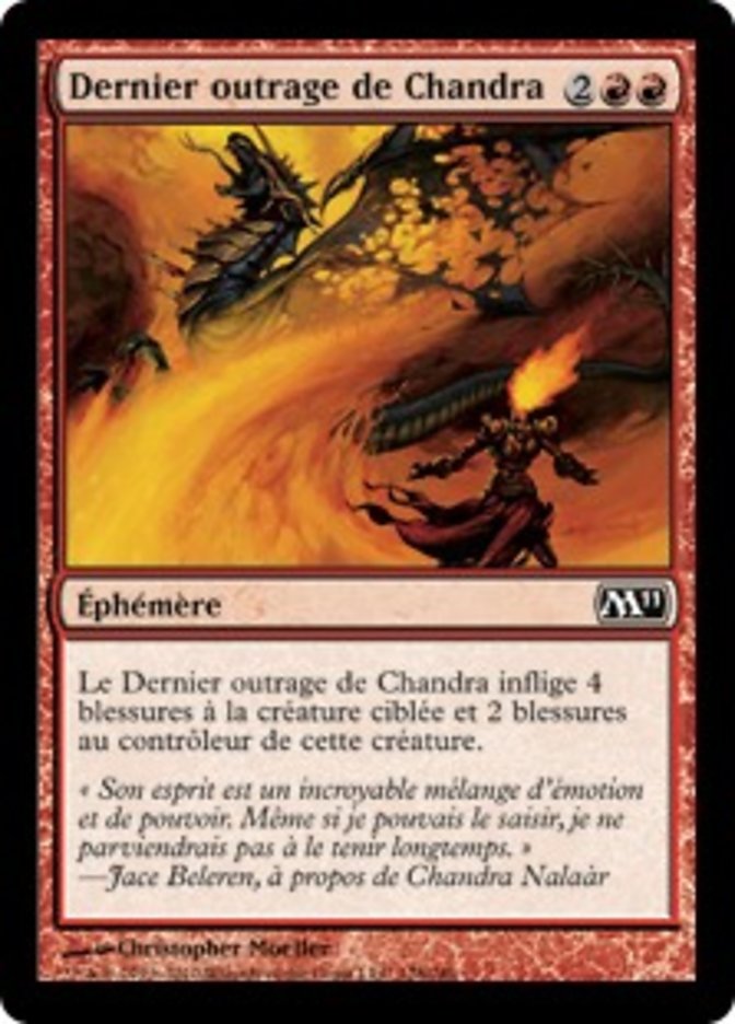 Dernier outrage de Chandra