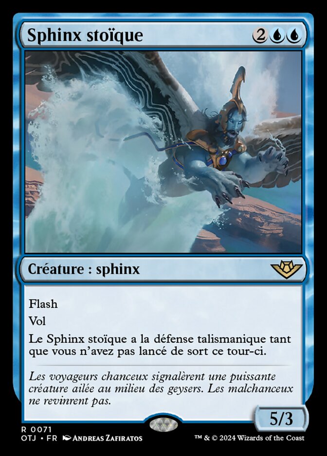 Sphinx stoïque