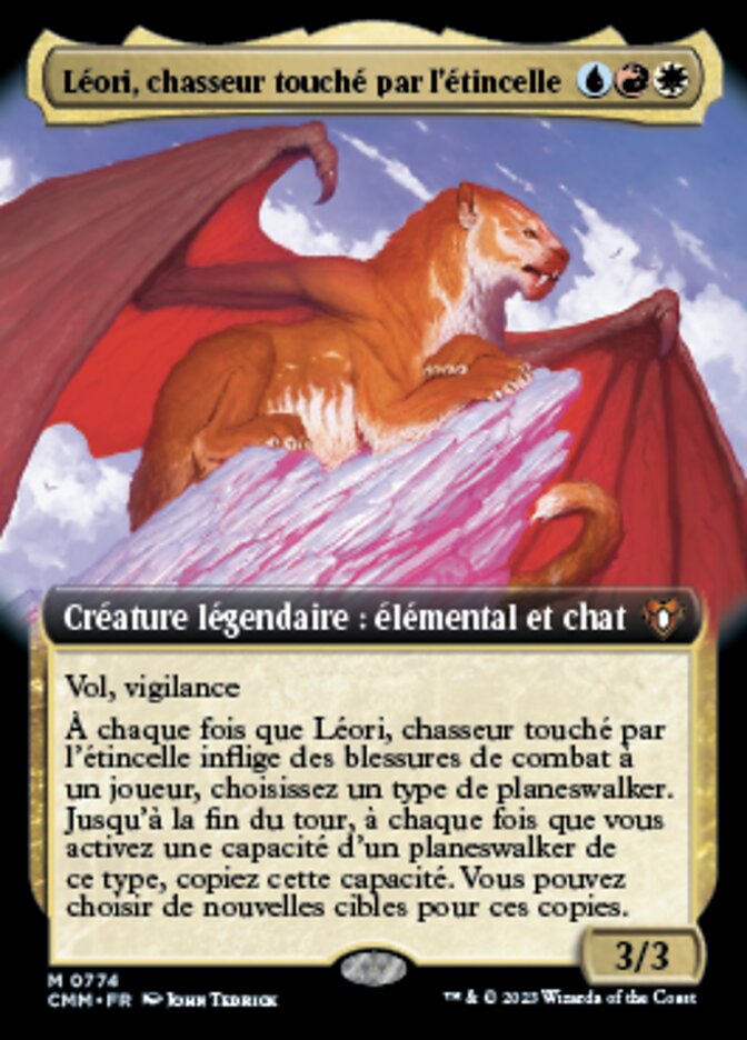 Léori, chasseur touché par l'étincelle