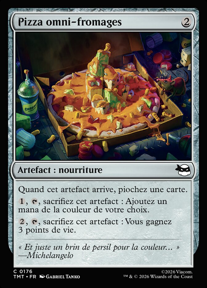 Pizza omni-fromages