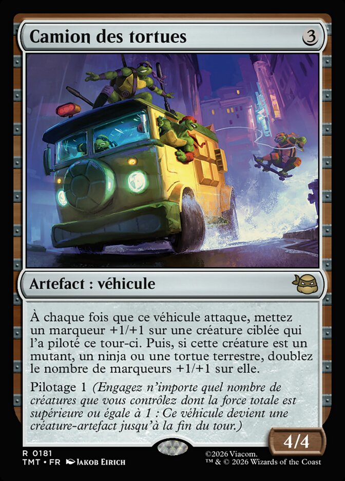 Camion des tortues