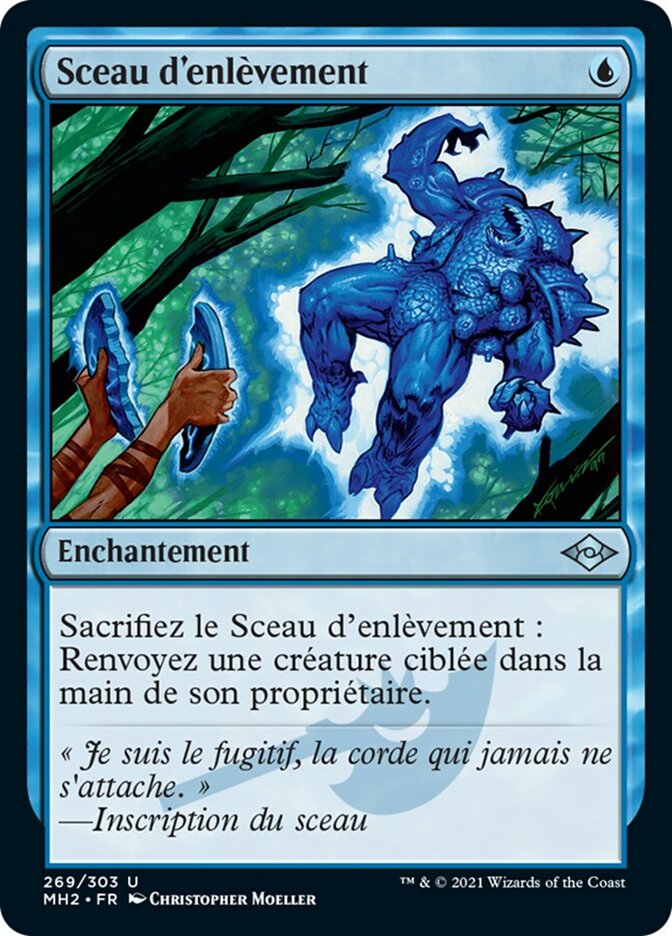 Sceau d'enlèvement