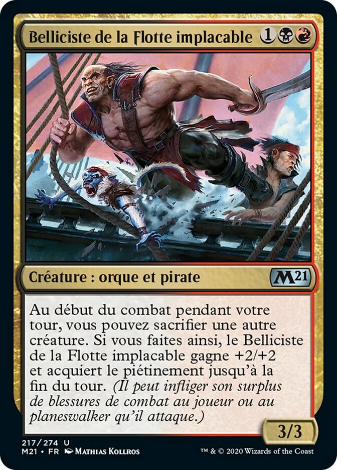 Belliciste de la Flotte implacable