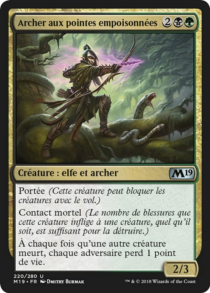 Archer aux pointes empoisonnées