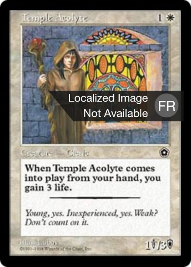 Acolyte du temple
