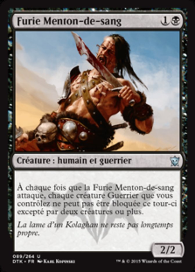 Furie Menton-de-sang
