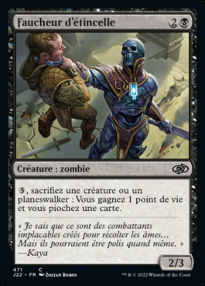 Faucheur d'étincelle