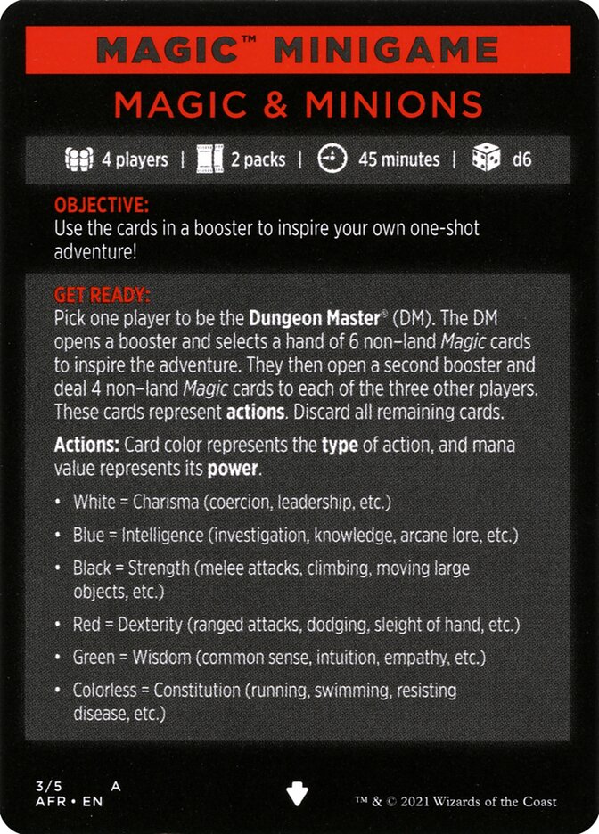 Magic and Minions // Magic and Minions (cont'd)