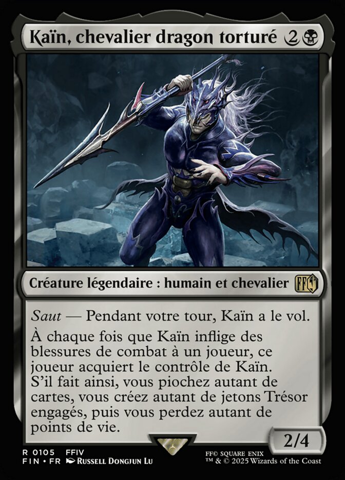 Kaïn, chevalier dragon torturé