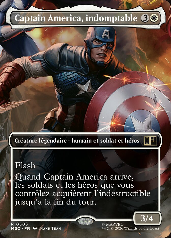 Captain America, indomptable
