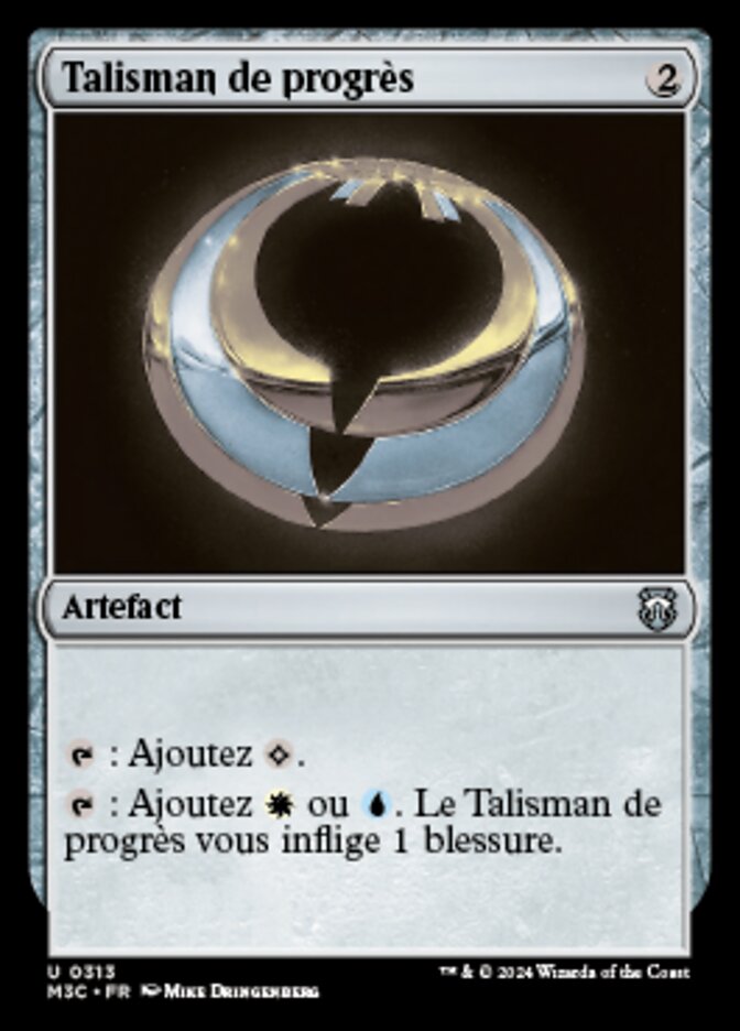 Talisman de progrès