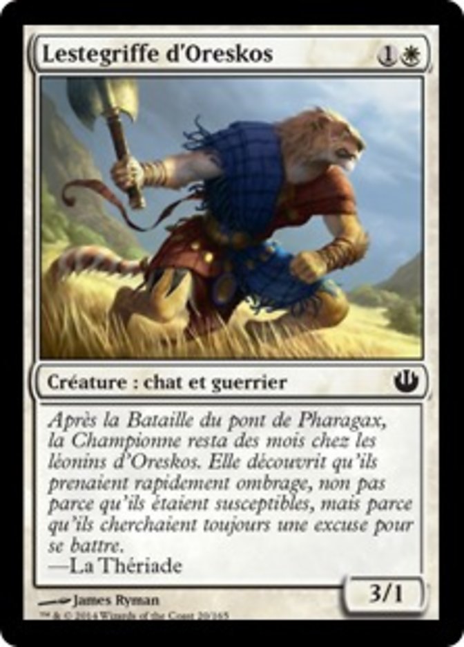 Lestegriffe d'Oreskos