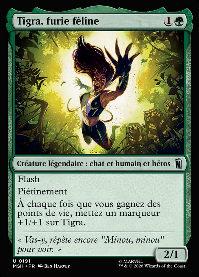Tigra, furie féline