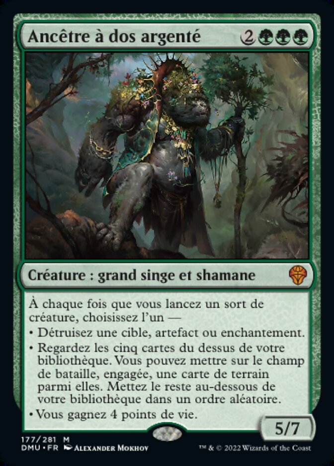 Ancêtre à dos argenté