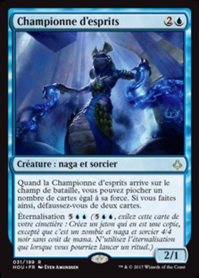 Championne d'esprits