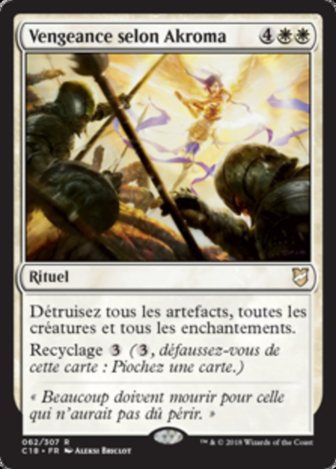 Vengeance selon Akroma