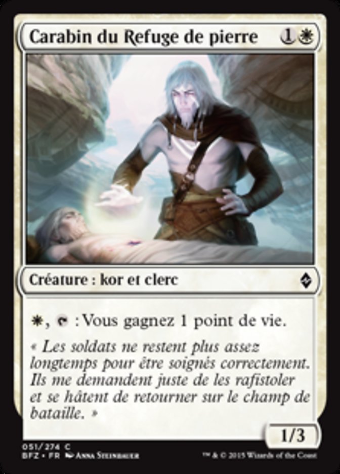 Carabin du Refuge de pierre