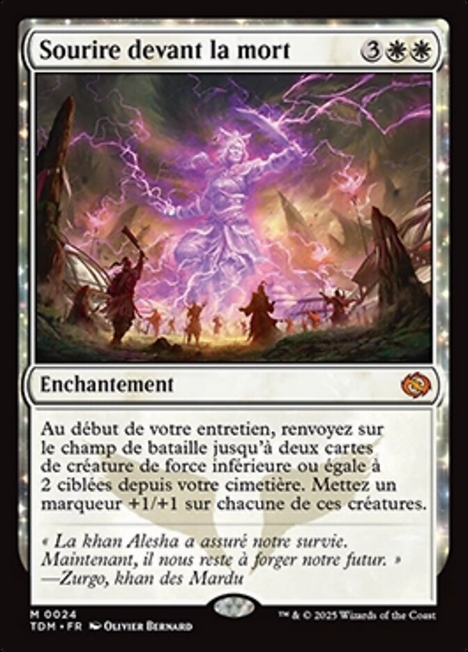 Sourire devant la mort