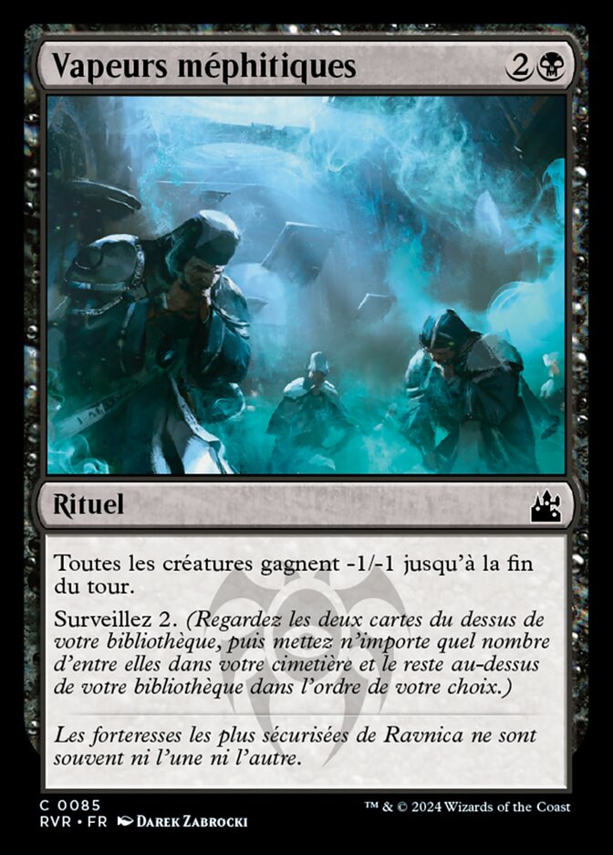 Vapeurs méphitiques