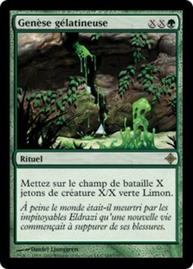 Genèse gélatineuse