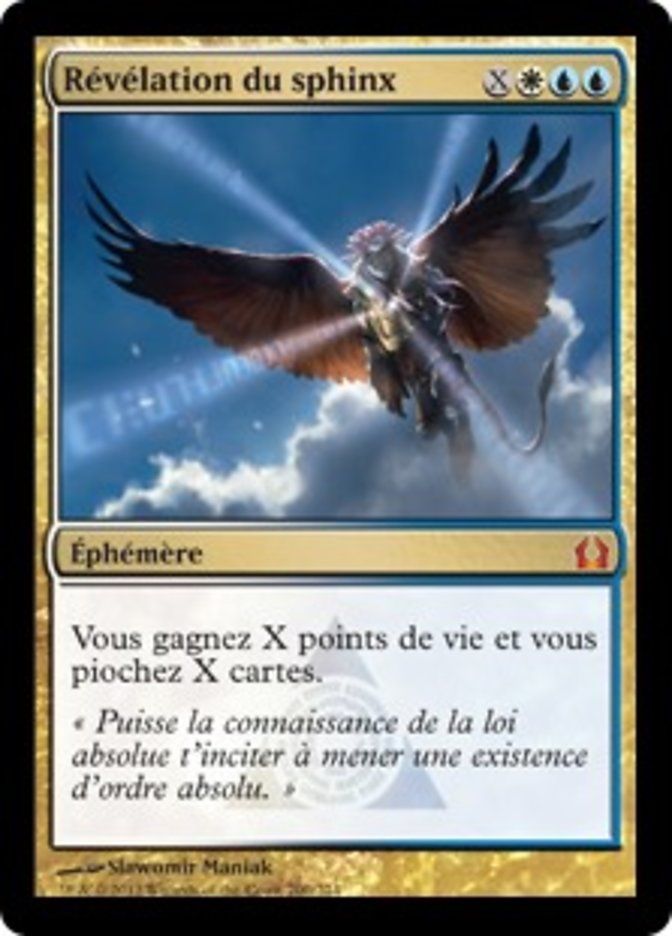Révélation du sphinx