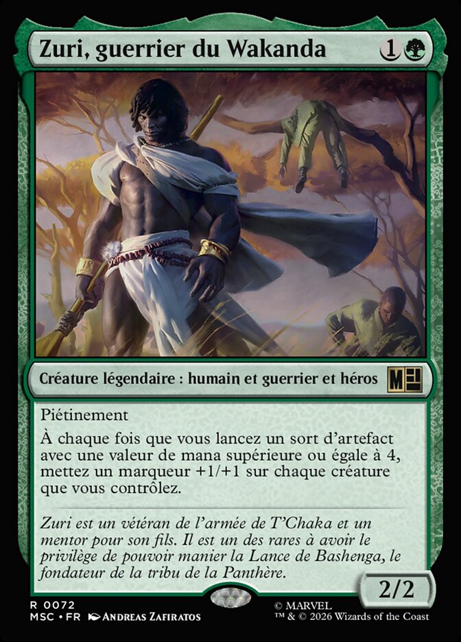 Zuri, guerrier du Wakanda