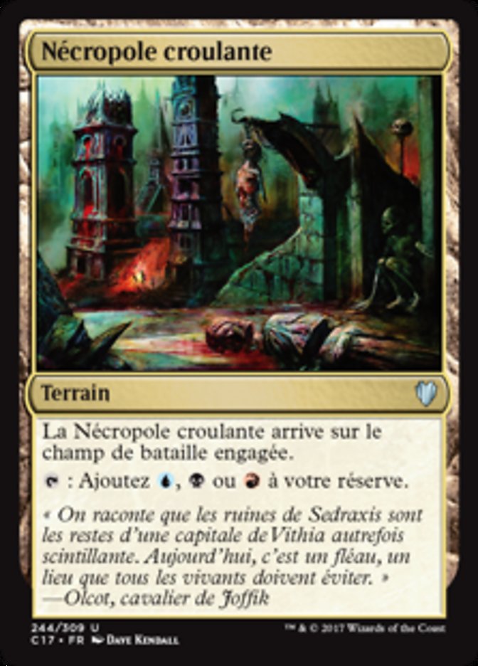 Nécropole croulante