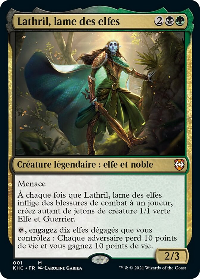 Lathril, lame des elfes