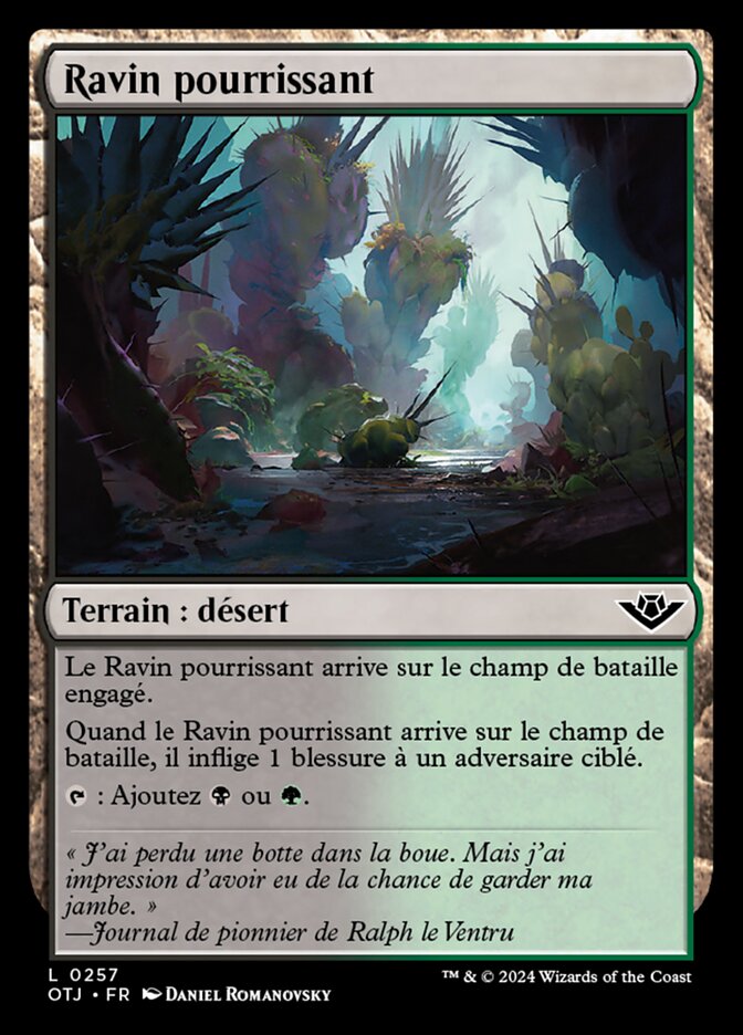 Ravin pourrissant