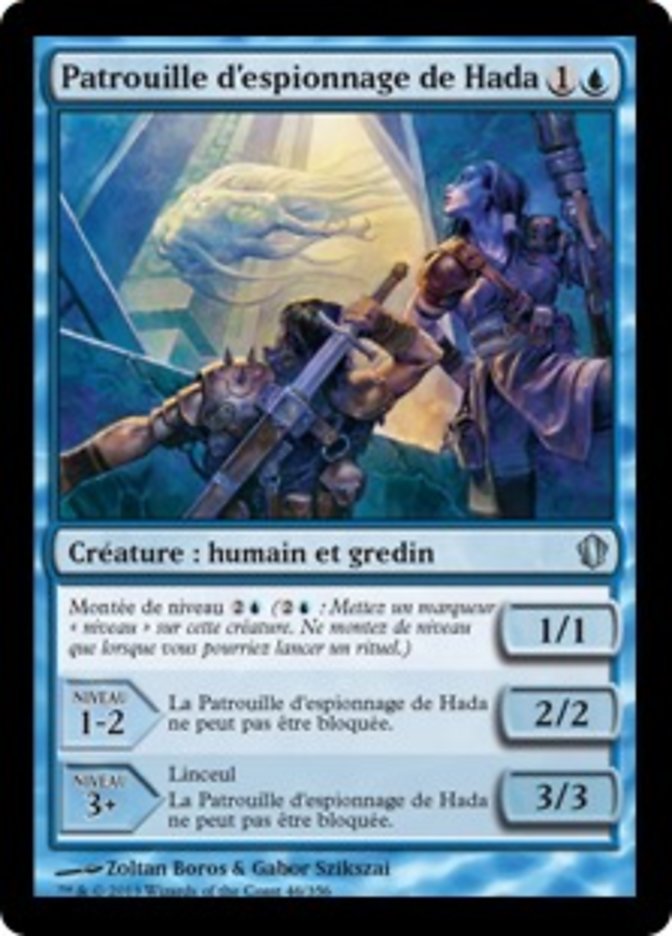 Patrouille d'espionnage de Hada