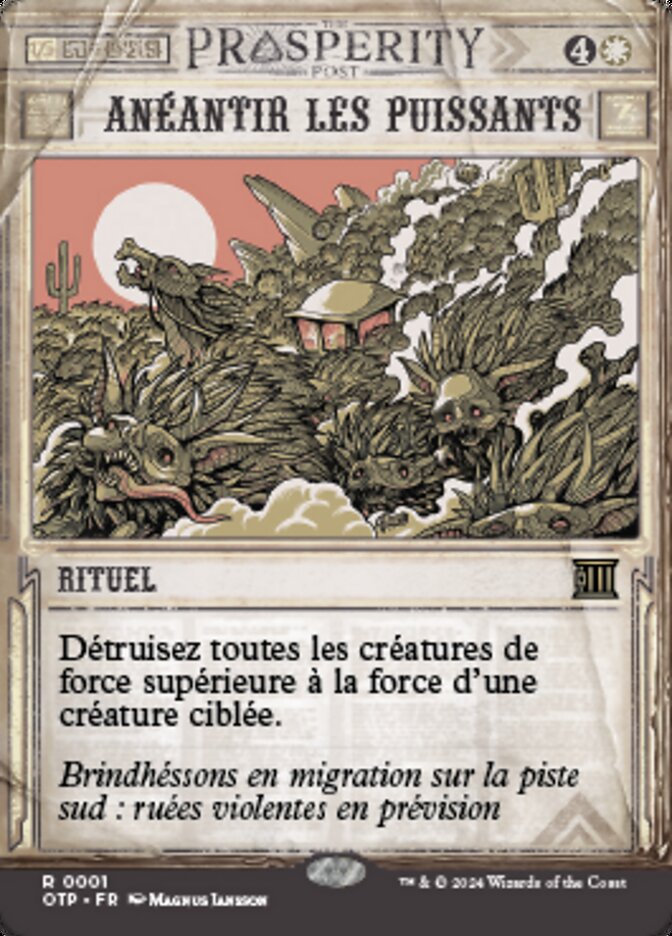 Anéantir les puissants