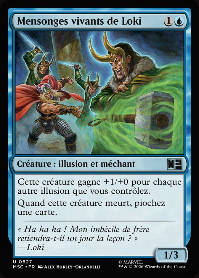Mensonges vivants de Loki