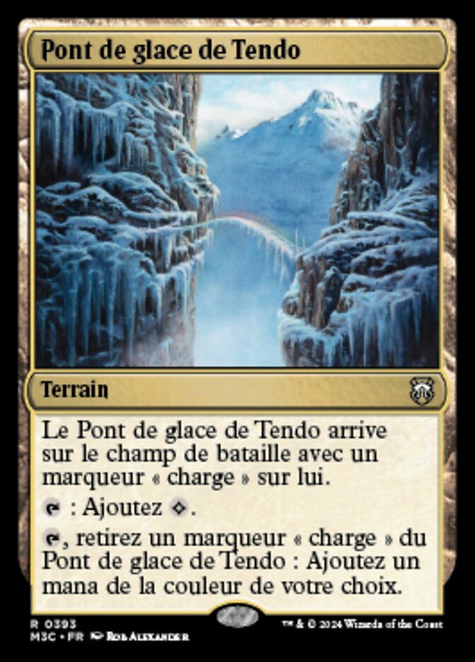 Pont de glace de Tendo