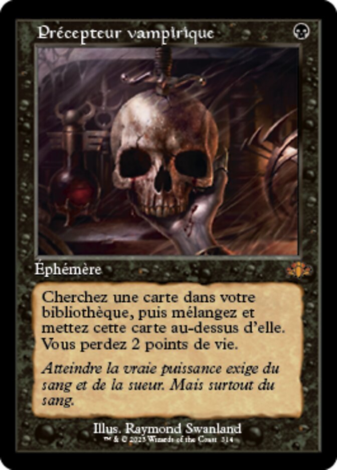 Précepteur vampirique