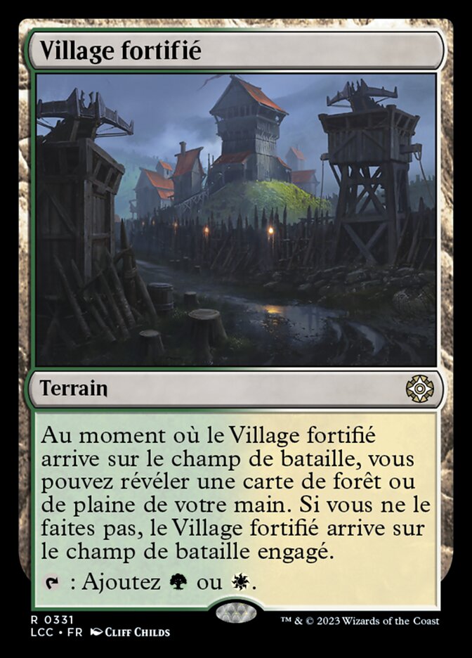 Village fortifié