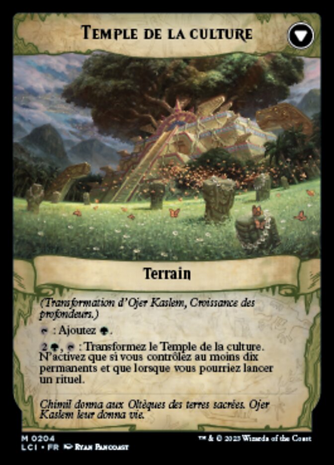 Ojer Kaslem, Croissance des profondeurs