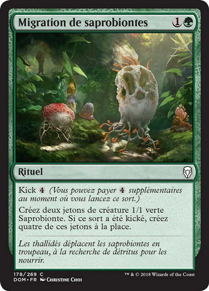 Migration de saprobiontes