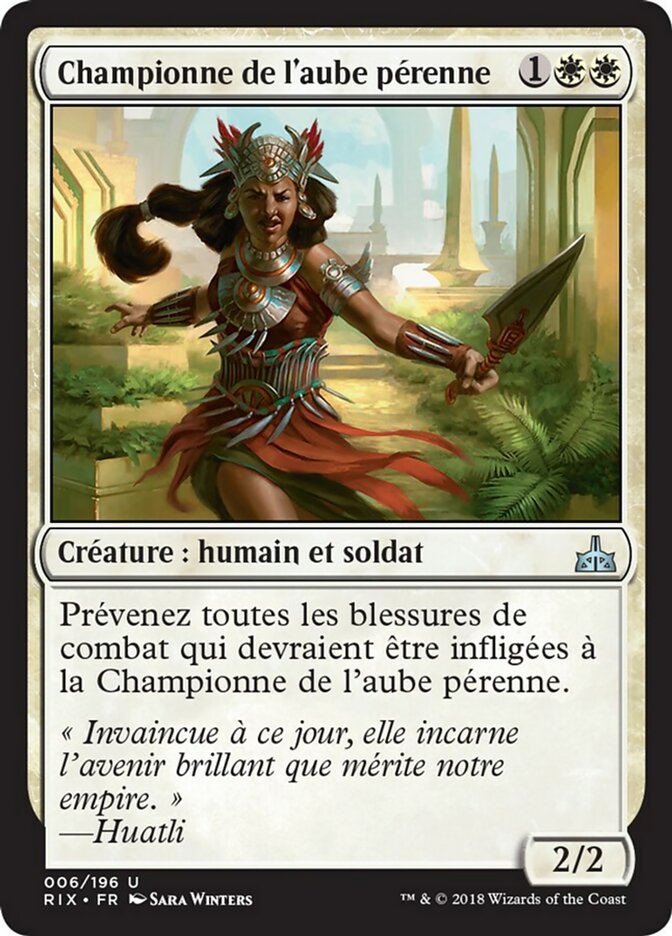 Championne de l'aube pérenne