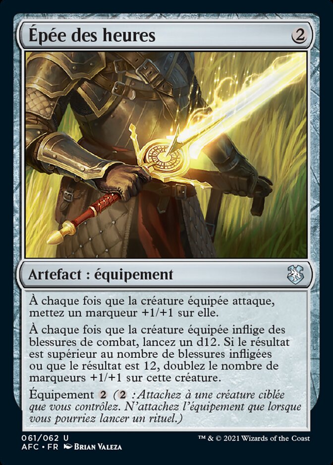 Épée des heures