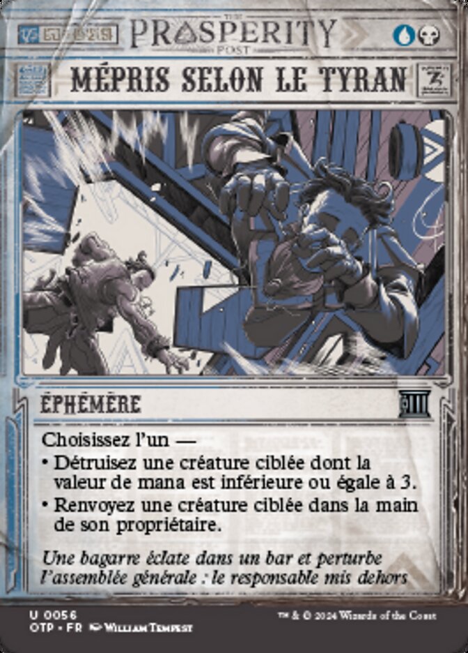 Mépris selon le Tyran