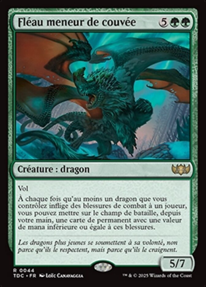 Fléau meneur de couvée