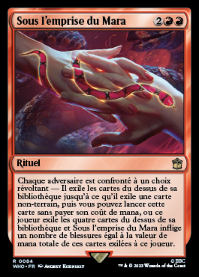 Sous l'emprise du Mara