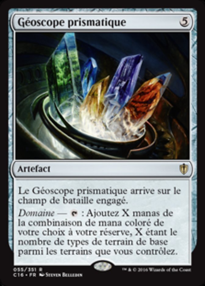 Géoscope prismatique