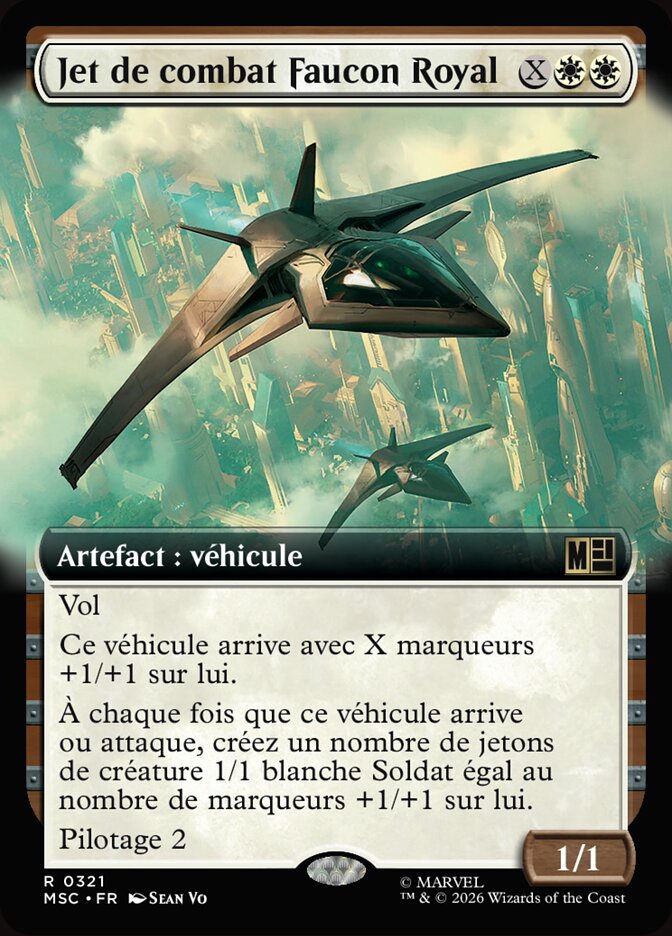 Jet de combat Faucon Royal