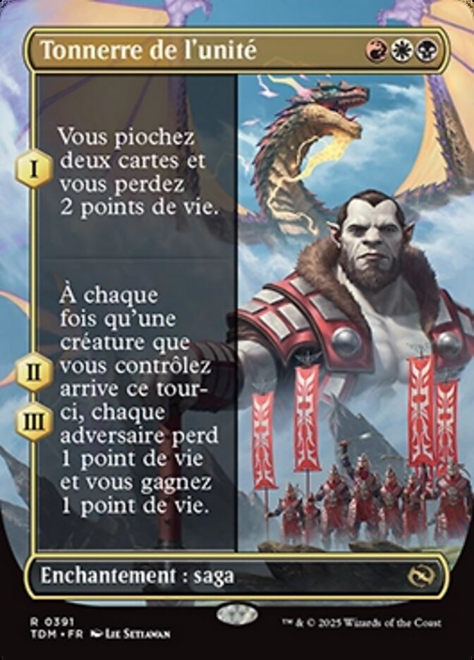 Tonnerre de l'unité