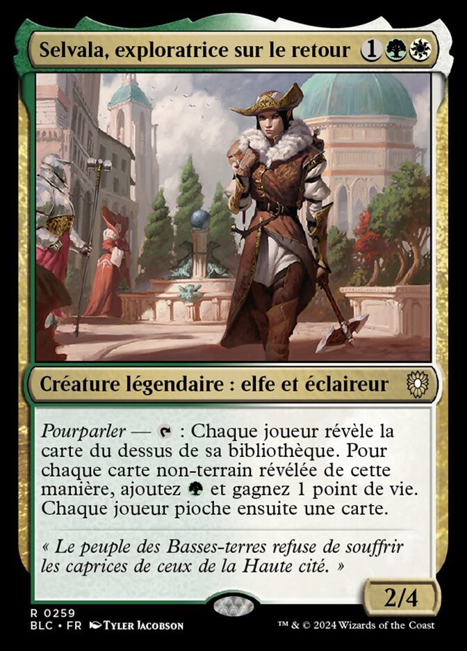 Selvala, exploratrice sur le retour