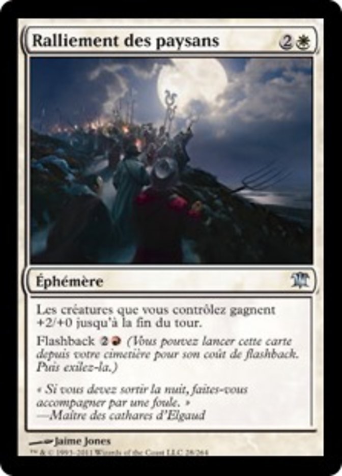 Ralliement des paysans